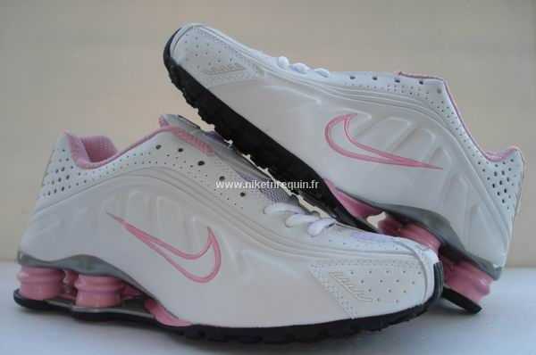 Nike Shox Nz R4 Blanc Rose
